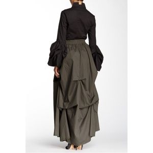 TOV Holy Skirts - Olive Damsel Maxi Skirt TOV Holy Skirts - Olive Damsel Maxi Skirt